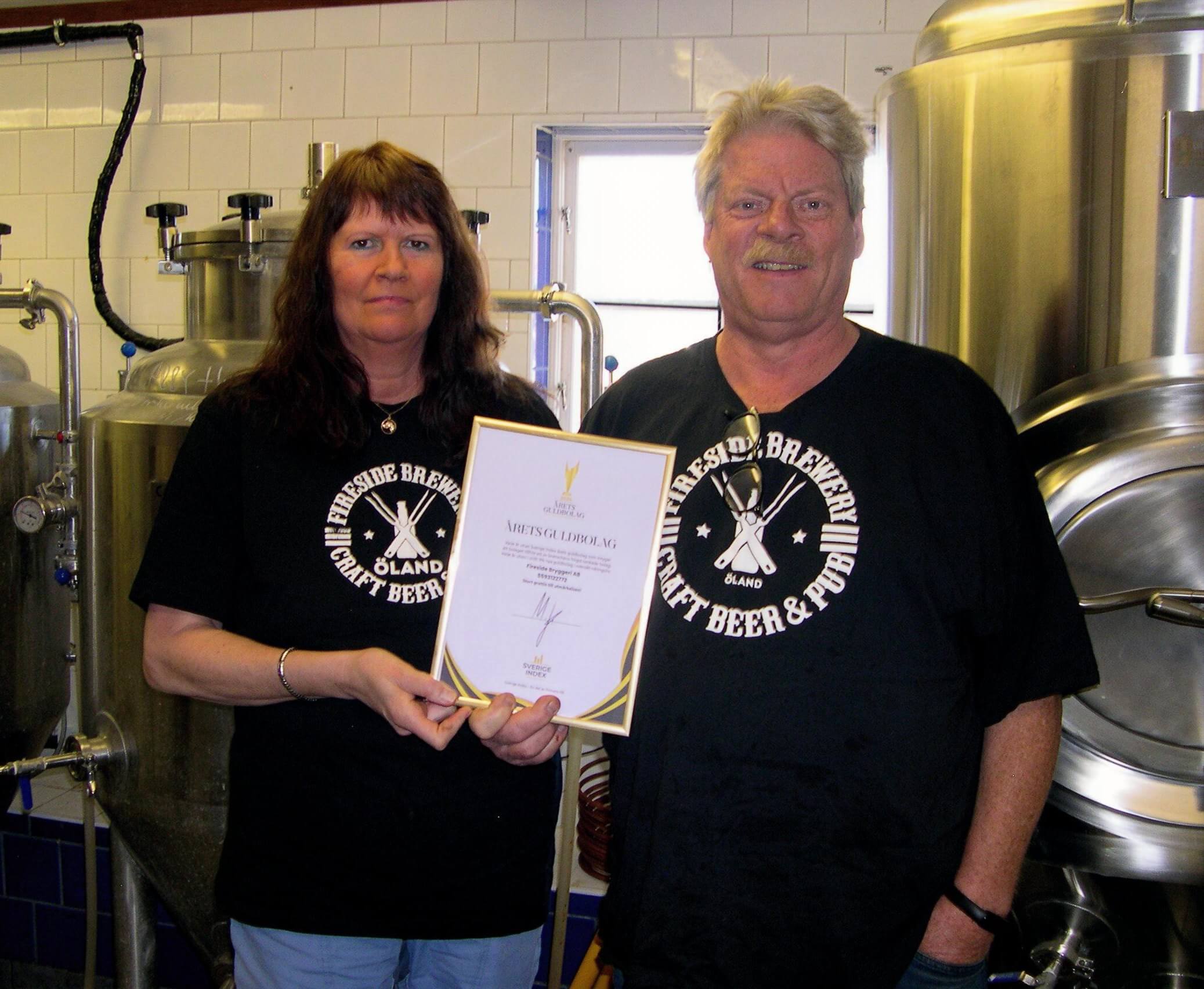 Fireside Bryggeri AB Årets Guldbolag